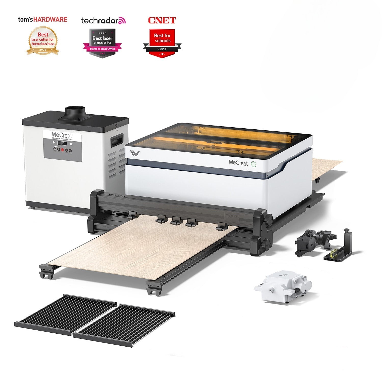 WeCreat Vision - World's 1st Auto-lifting Desktop Laser