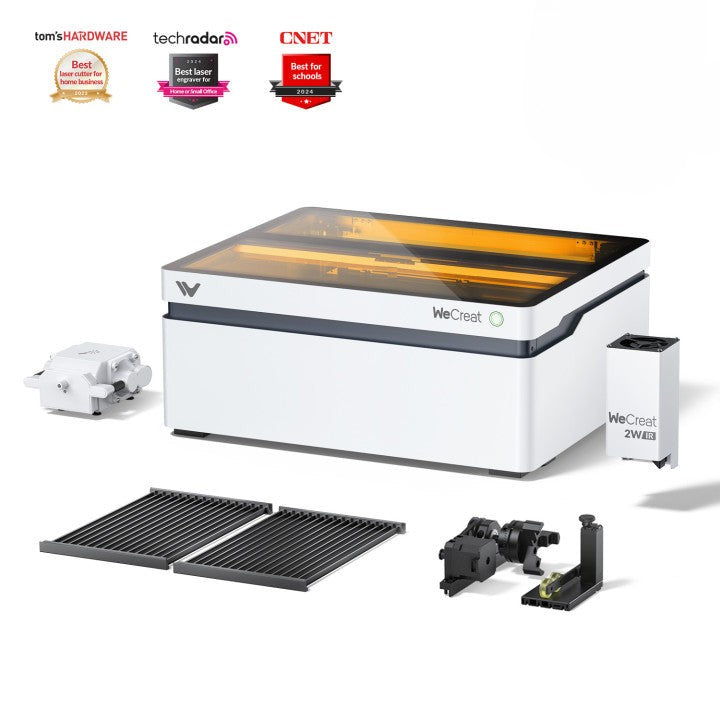 WeCreat Vision - World's 1st Auto-lifting Desktop Laser