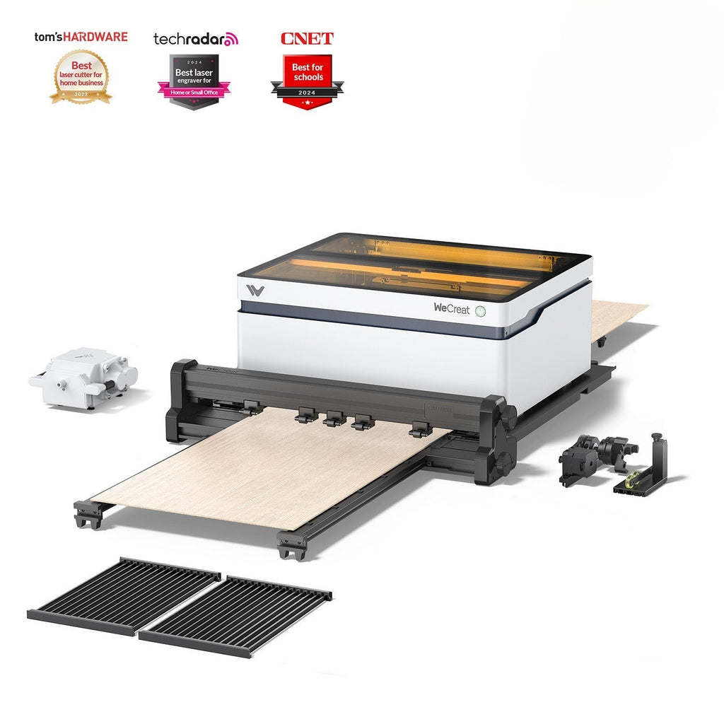 WeCreat Vision - World's 1st Auto-lifting Desktop Laser